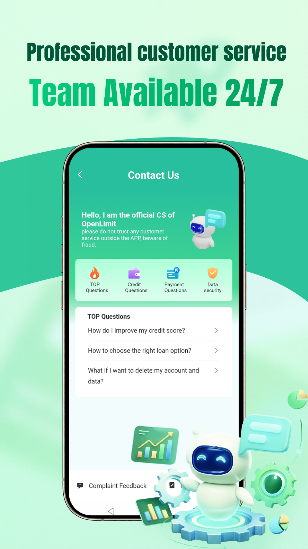 Secure infrastructure concept for OpenLimit